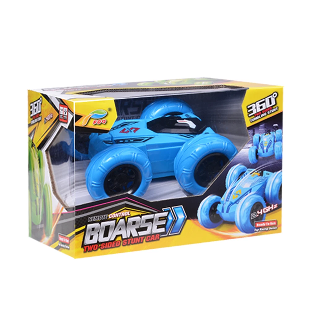 360 Rotate Amphibious Waterproof RC Car Toy Stunt Rock Crawler