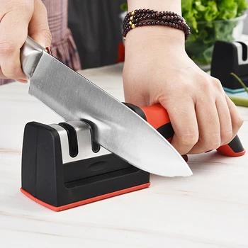 1pc Stainless Steel Knife Sharpener, Minimalist Knife Sharpening Tool For  Kitchen