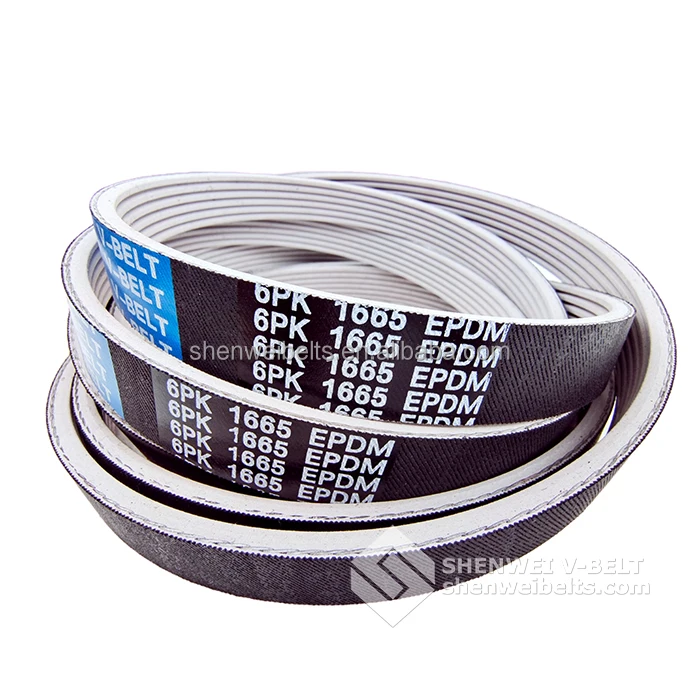 SHENWEI Factory Sale Fan v Belt Engine Drive Fan Belt 6pk for toyota
