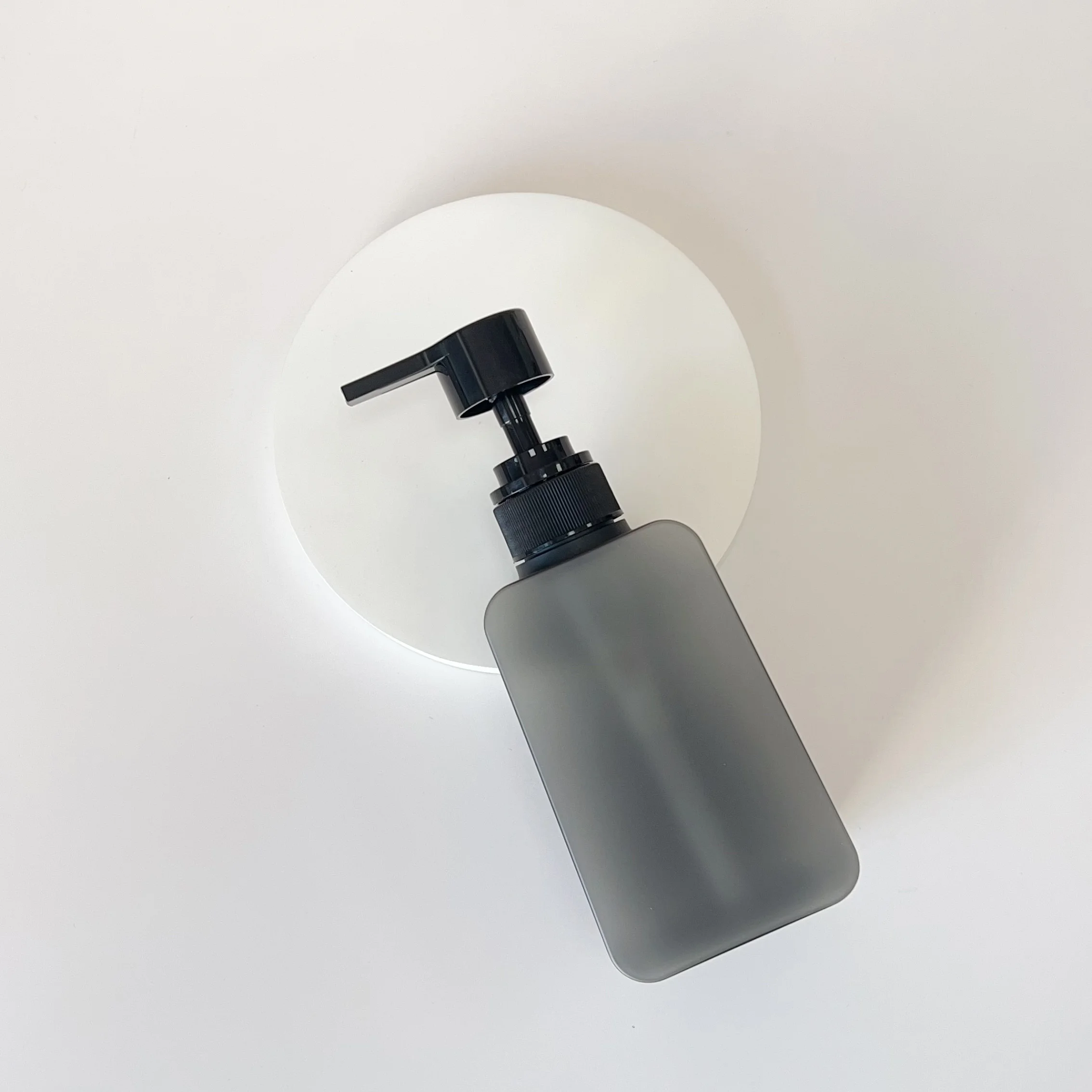 50ml 250ml 450ml 750ml square Cosmetic Shampoo Skin Care Packing Lotion Pump PETG Frosted Plastic Bottle