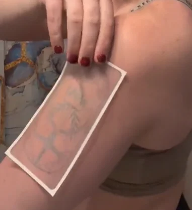 Inkbox Mini Factory Supply Cheap Arm Tato Kits Temporary Tatuajes Plant Based Cyan Tattoo Body Stickers Herbal Sticker Tattoo