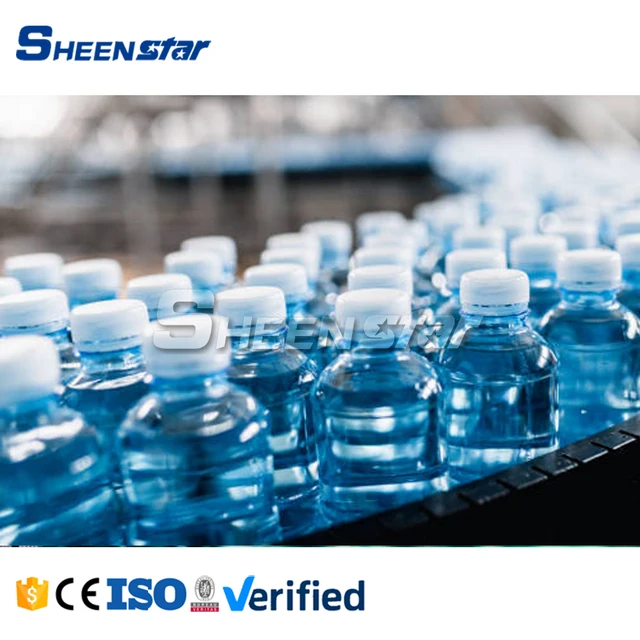 Energy Saving 40 Heads 20000bph Water Purification and Bottling Machine 500ml 3-in-1 Water Filling and Capping Production Line