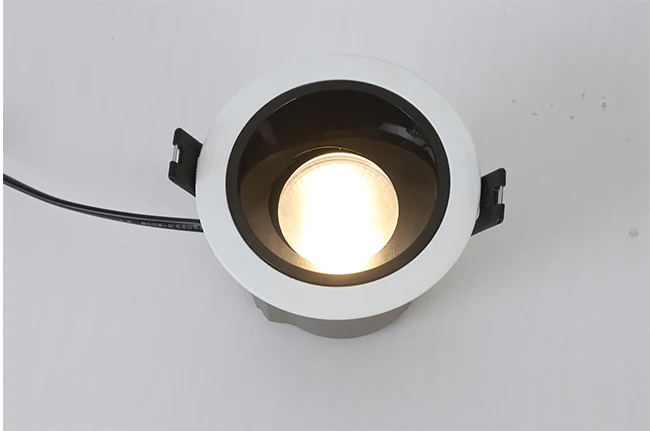Светодиодный утопленный светильник Tuya Zigbee Triac, антибликовый COB Точечный светильник, 0-10 В, 7W10W20W30W35W40W