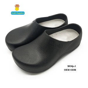 JDS Wholesale Non Slip Oil Resistant Best PVC Men Hotel Work Kitchen Chef Shoes for Cooking