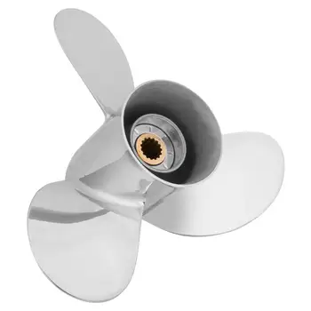 Wholesale Outboard Boat Propeller 3 Blade Yamaha Propellers 14X15 Boat Propeller for Yamaha Marine Gasoline Engine 50-130hp