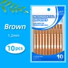 10 pièces par sachet [marron]