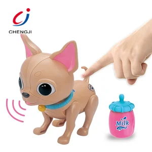 High Quality Drinking Milk Pet Puppy Electric Barking Dog Plastic Toy for Kids