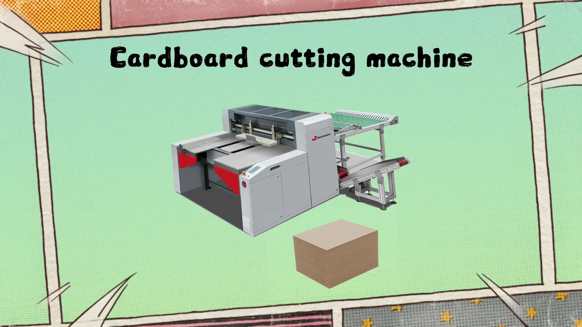 Automatic Rigid Box Digital Paper Board Cutter Machine Cardboard