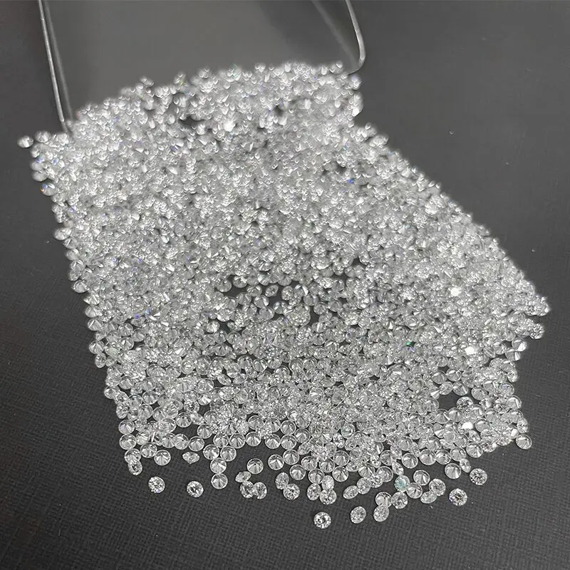 White Synthetic Loose Diamonds Round Cut For Wholesale Odm