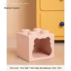 Building Block Hamster House - Shiny Pink
