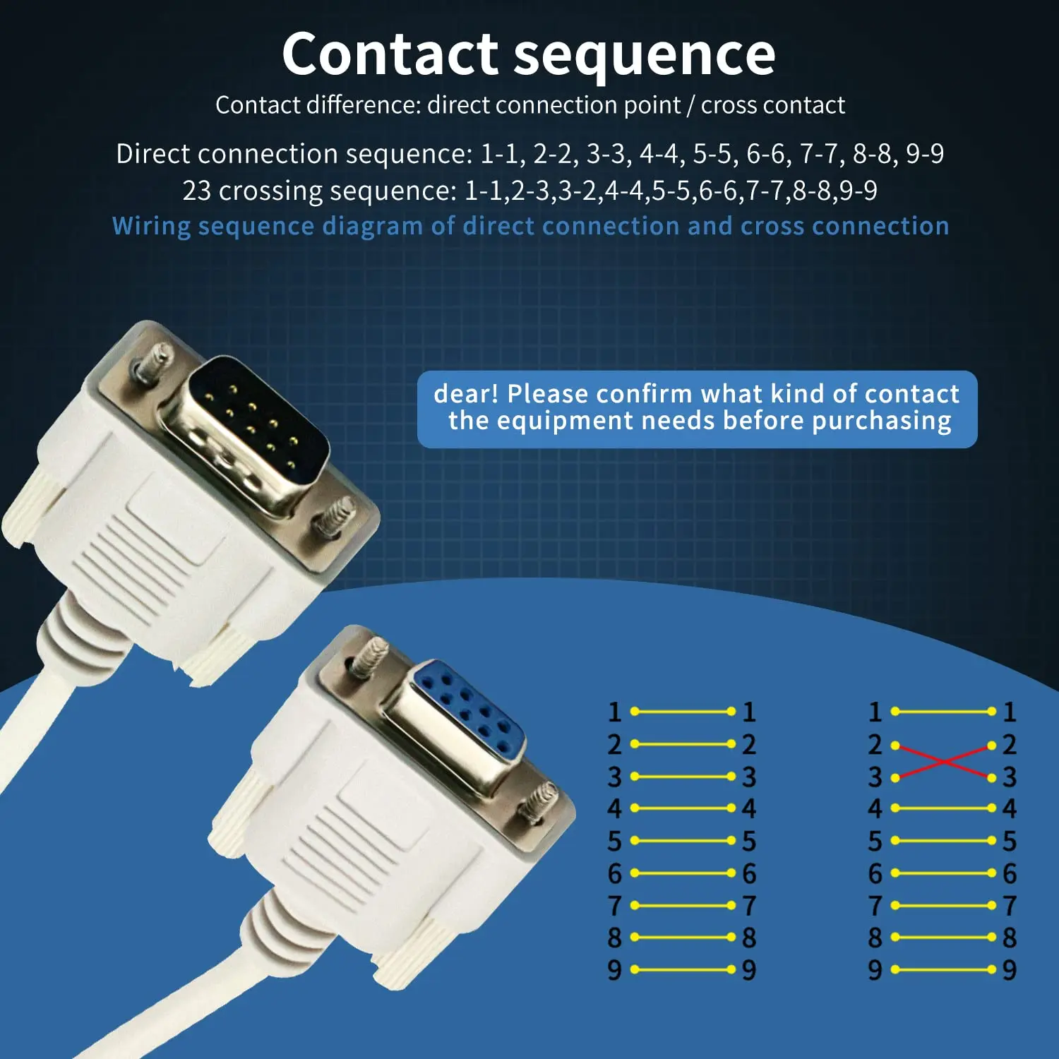 DB9 RS232 Male To Female Serial Cable, Ivory (1 - 100ft.) - Northwest Computers