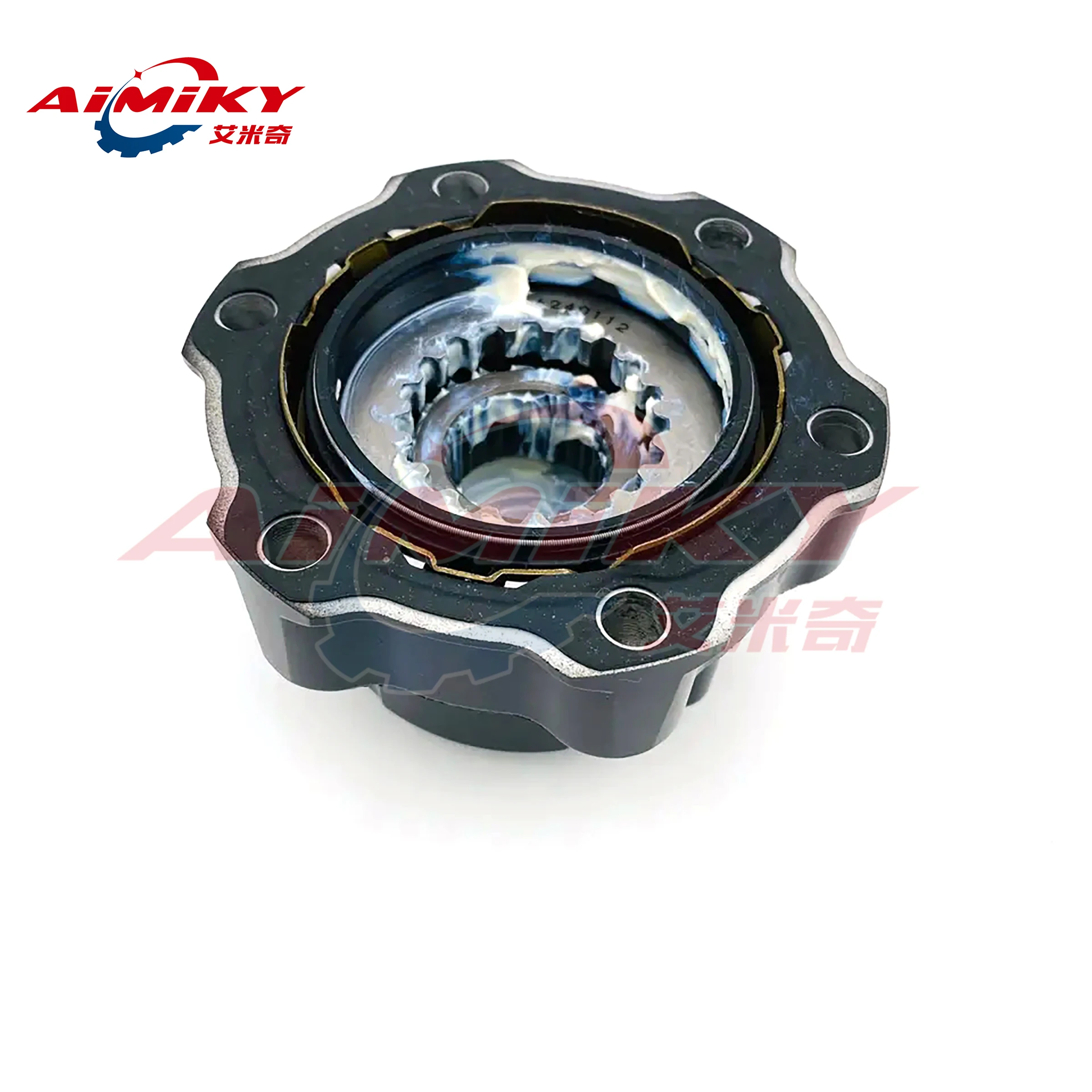 Suzuki Jimny用新型フリーホイールハブ43810-82CB2など、黒鋼製