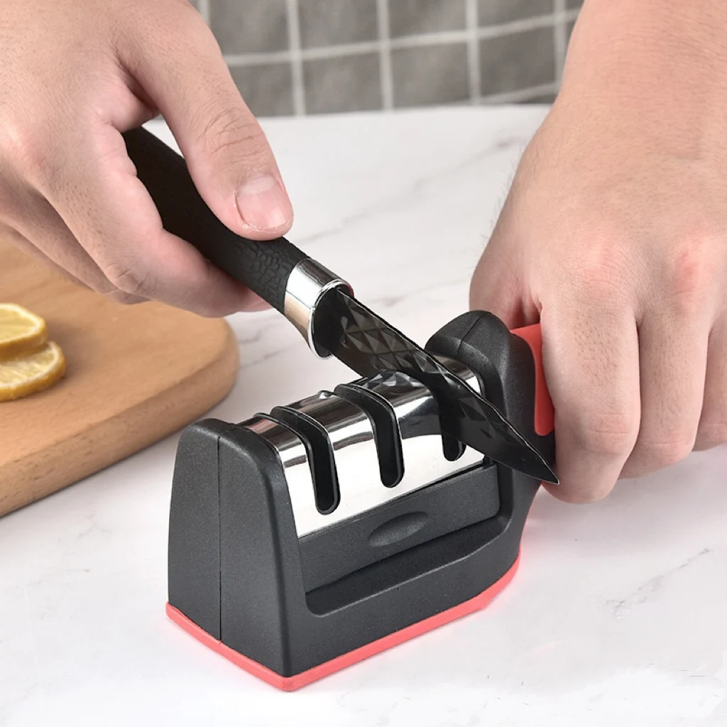 Manual Kitchen Knife Accessories Sharpening Tools Ceramic Kitchen Knife Sharpener