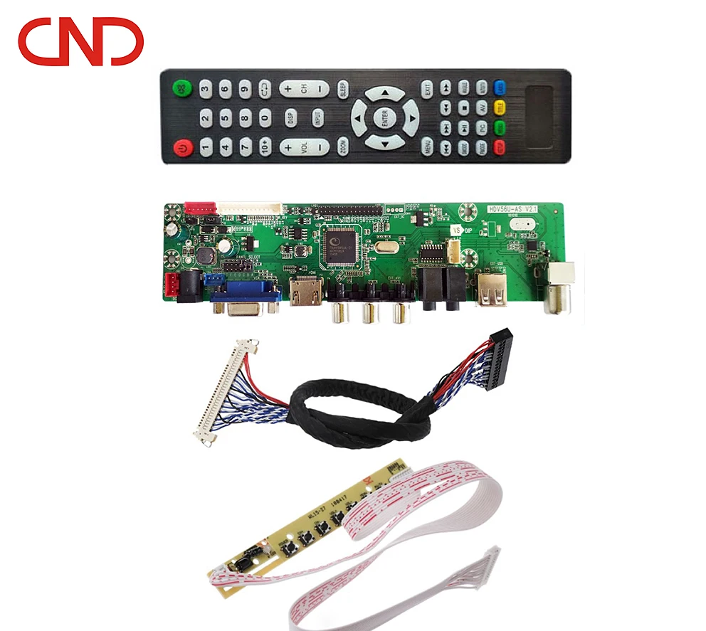 CND Manufacture Universal LCD LED PCB TV Controller Main Board for 24 32 55inch TV