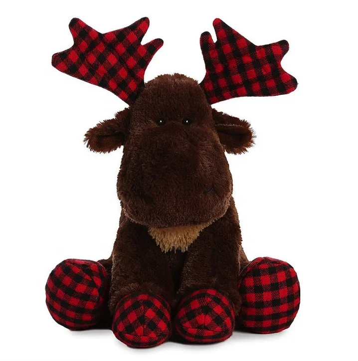 christmas plush moose