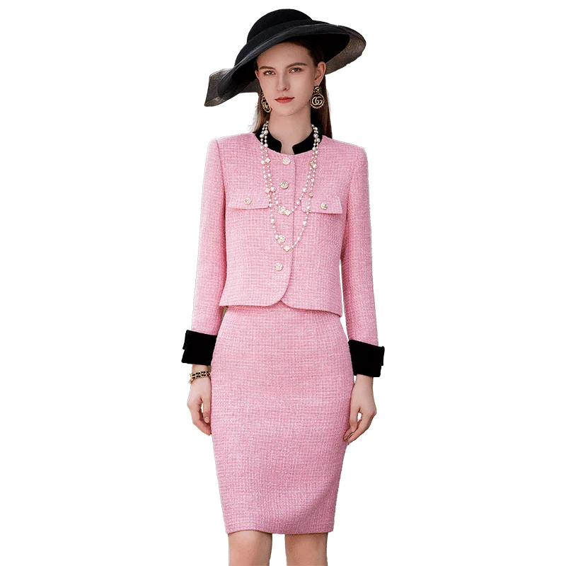 【新品】LADY LIKE TWEED SET UP Lady Like Tweed Set - Black/White | Fashion Nova