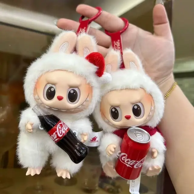 Hot-selling Labubu Plush Toys Customized High-quality Third-generation Doll Pendants for Children's Gifts. Slim Version.