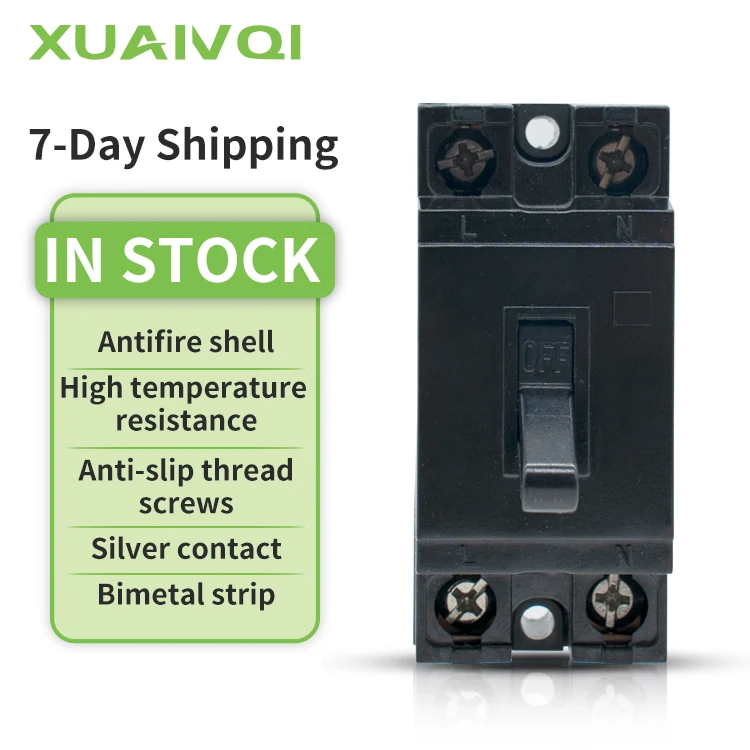 NT50L Mini Circuit Breaker Copper Safety MCB Switch From Thailand