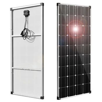 Aluminum frame 12v battery photovoltaic panel system for home balcony power camper roof 1500w 1000w solar panels