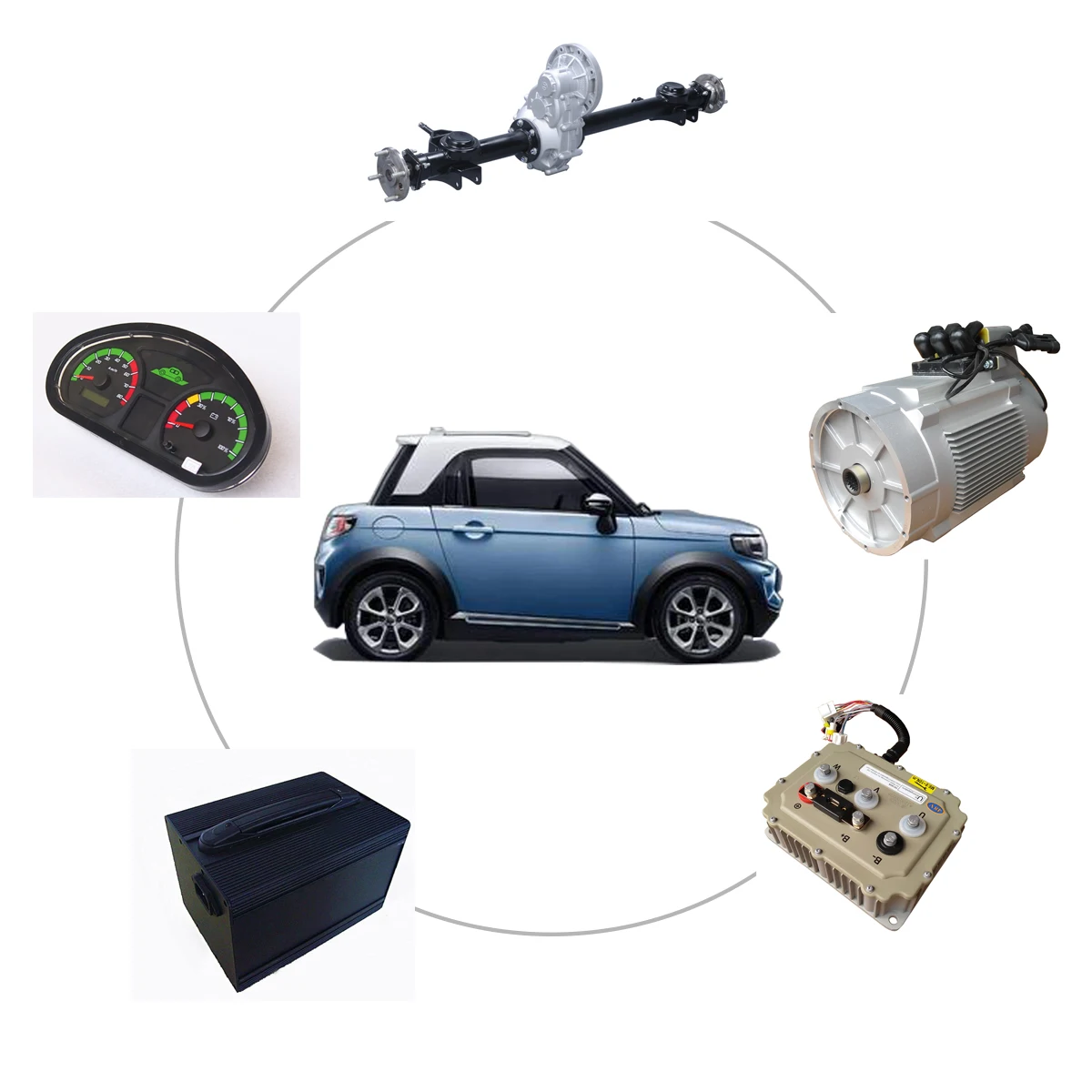 electric car motor and battery kit