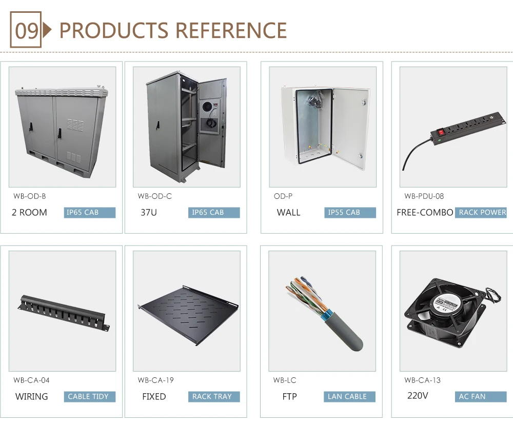 Outdoor Cctv Distribution Rack Outdoor CCTV Cabinet - IP55 Protection & 4U to 18U Capacity