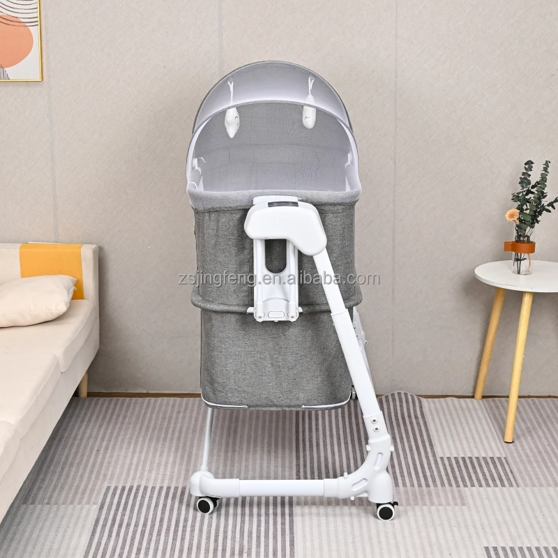 Electric Swing Baby Bed Bedside Sleeper Crib 4 in 1