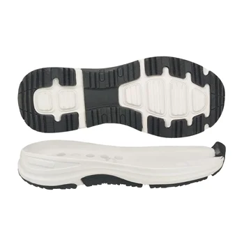 RISVINCI 2024 wholesale custom eva sole outdoor sports non-slip hiking shoes semi-finished wear-resistant TPR rubber sole