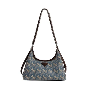 Jacoponnus 2026 High-End Customizable Ladies Crossbody Handbags Factory Wholesale Large Capacity Zippered Crescent-Shaped Design