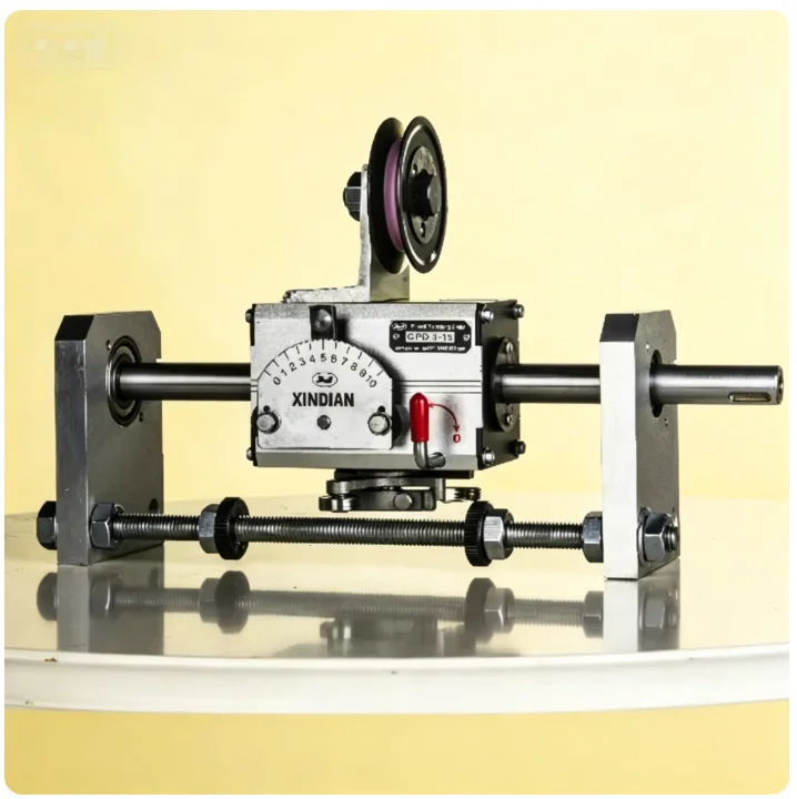TEBAK Guide Wheel Cable Coil Winding Machine traverse Rod GP15C Linear Traverse Unit Roller for Winding Recycling Copper Wires