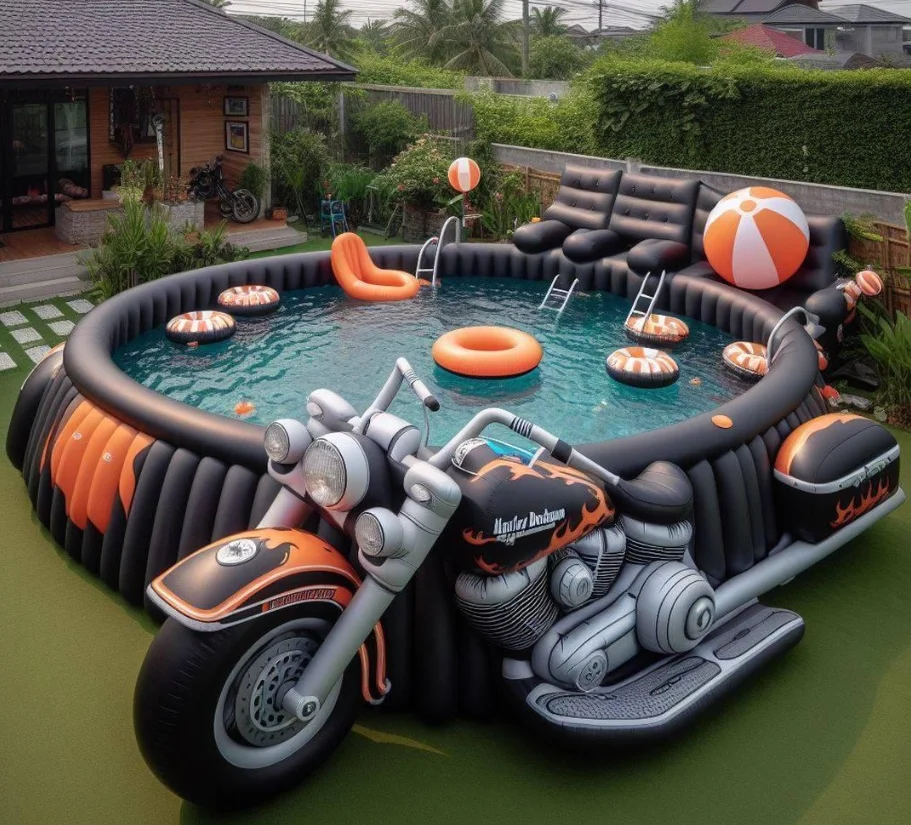 New Design Customized Outdoor Swimming Pool Inflatable Water bar Tent Party Pub Tent for Backyard Inflatable Pool bar Tent