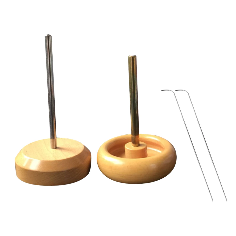 Wooden Manual Bead Spinner For DIY Jewelry Making Tools Spinner Holder