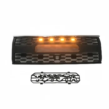 YBJ car accessories New Front Grille for Land Cruiser Prado 2018-2021 GR Style FJ150 GRJ150 Front Grille with Moving LED grille