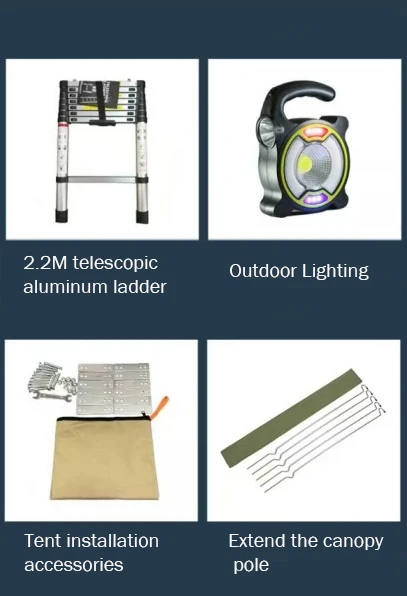 JP heater DH-10 Outdoor Camping Foldable Tent JP heater Hard Shell Roof Top Tent Suv Off Road Vehicles Car Roof Tent  