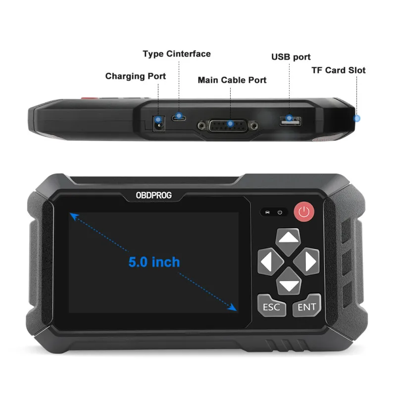 OBDPROG M500 Full Version OBD2  Professional Tool Oil Service Car Diagnostic Tools