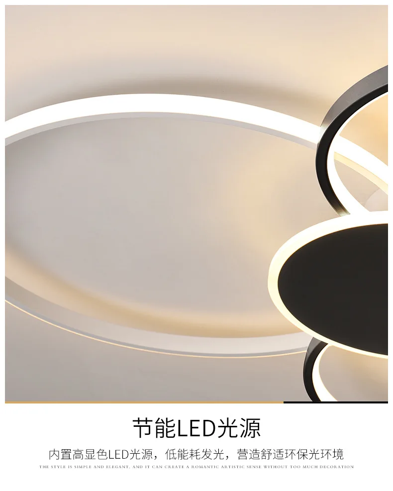 MEEROSEE White Flower Flush Ceiling Light Luminaire Bedroom Ceiling Light MD87157