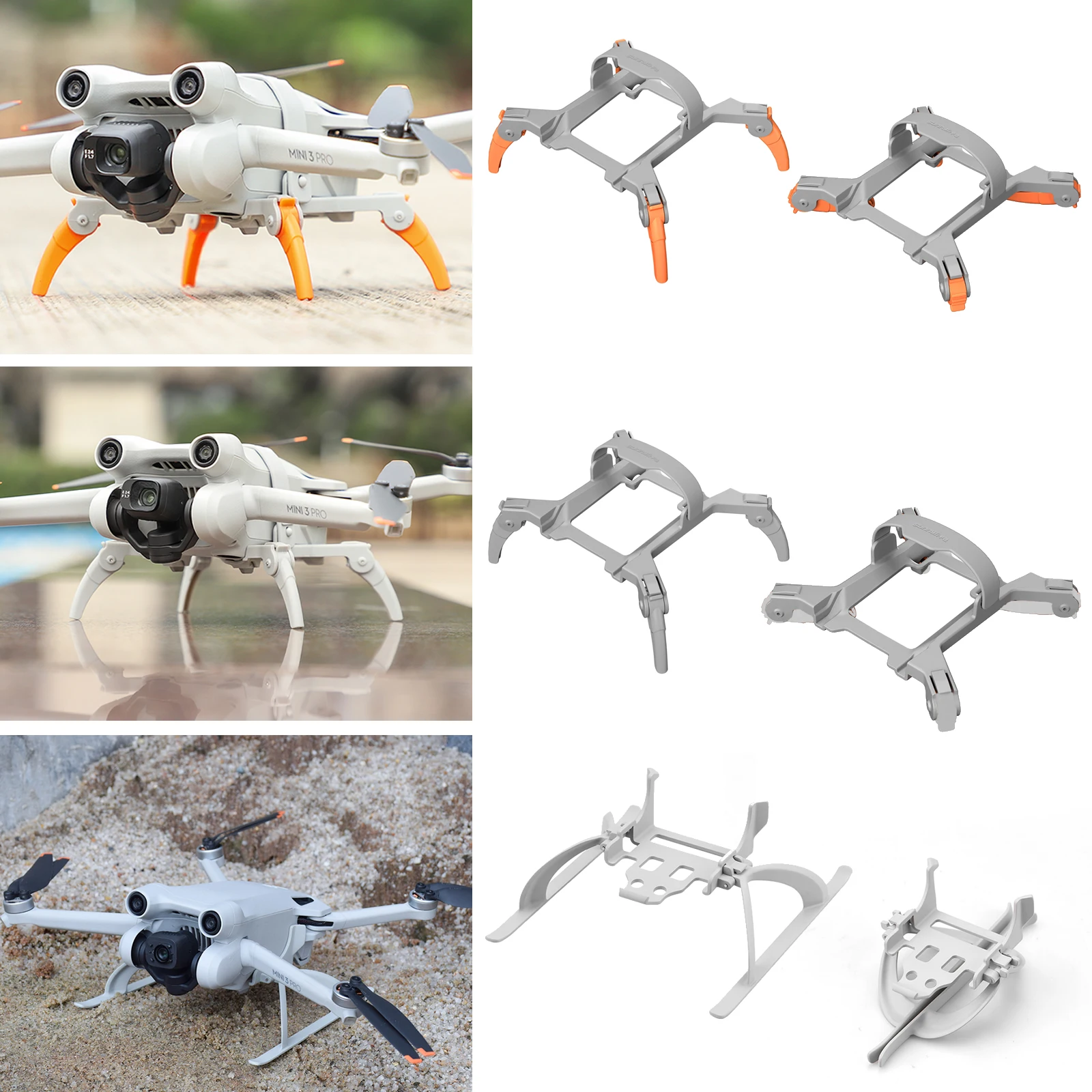 Mini Dron O'woda Tren De Aterrizaje Plegable Para DJI Air
