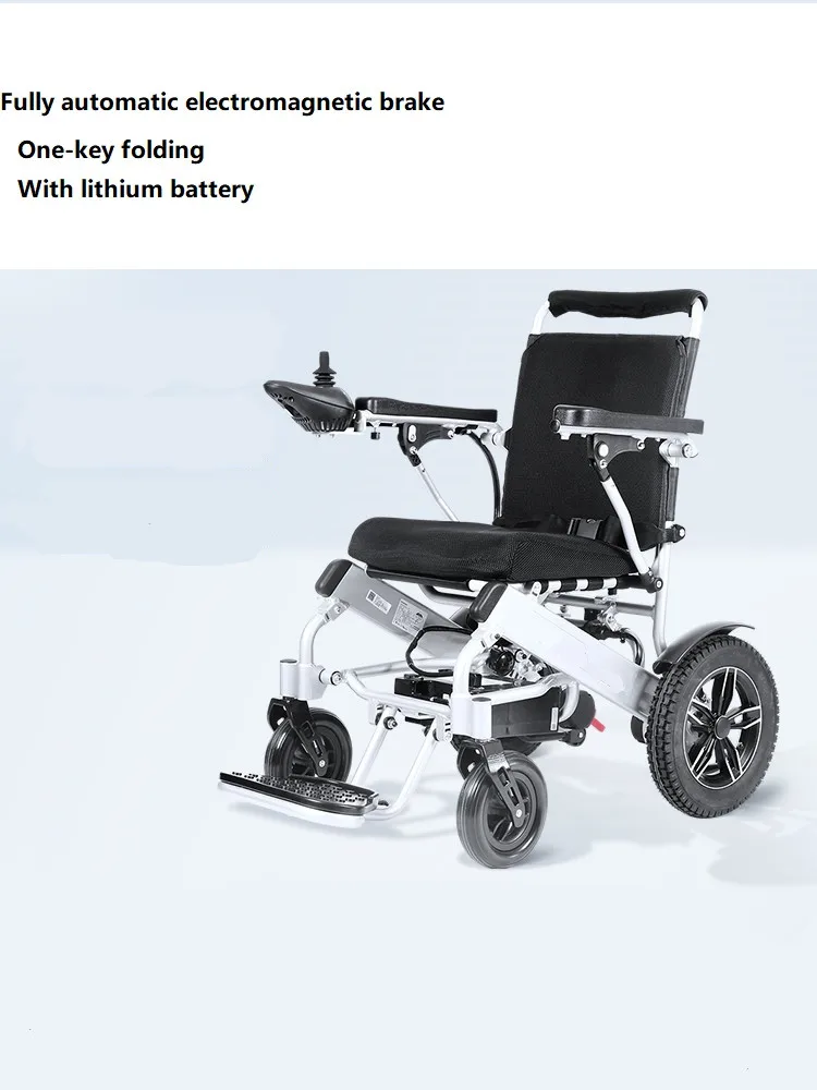 Hot Sell Aluminum Foldable Power Wheelchair With Motor Controller And Lithium Battery clutch to adjust manual/electric-BZ-E03 manufacture