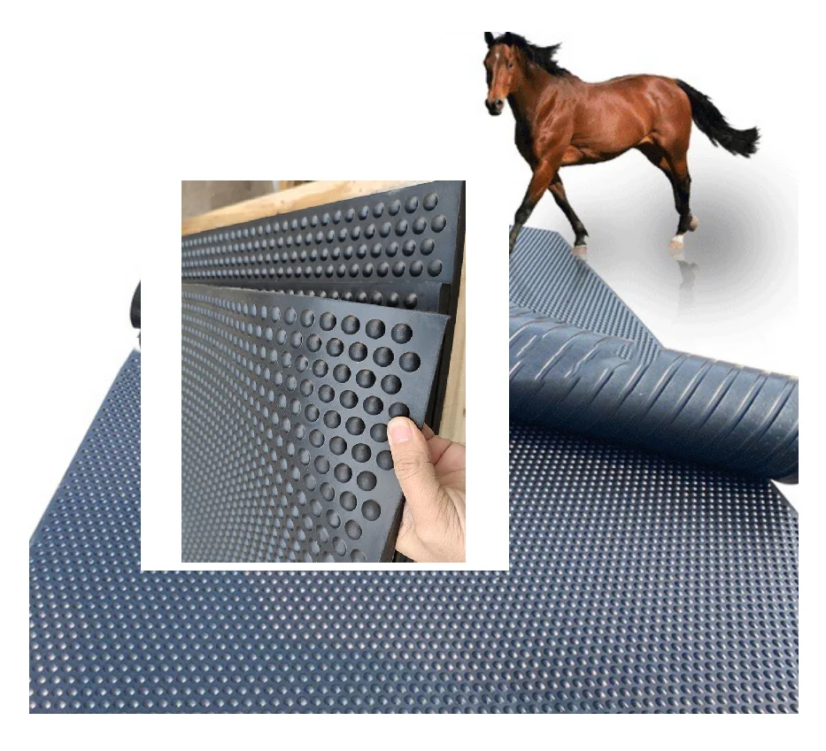 17mm Rubber Mats For Livestock,Livestock Rubber Matting,Equestrian Horse Rubber Stable Flooring