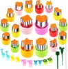 Color optional - 31-piece set of fruit cutting die