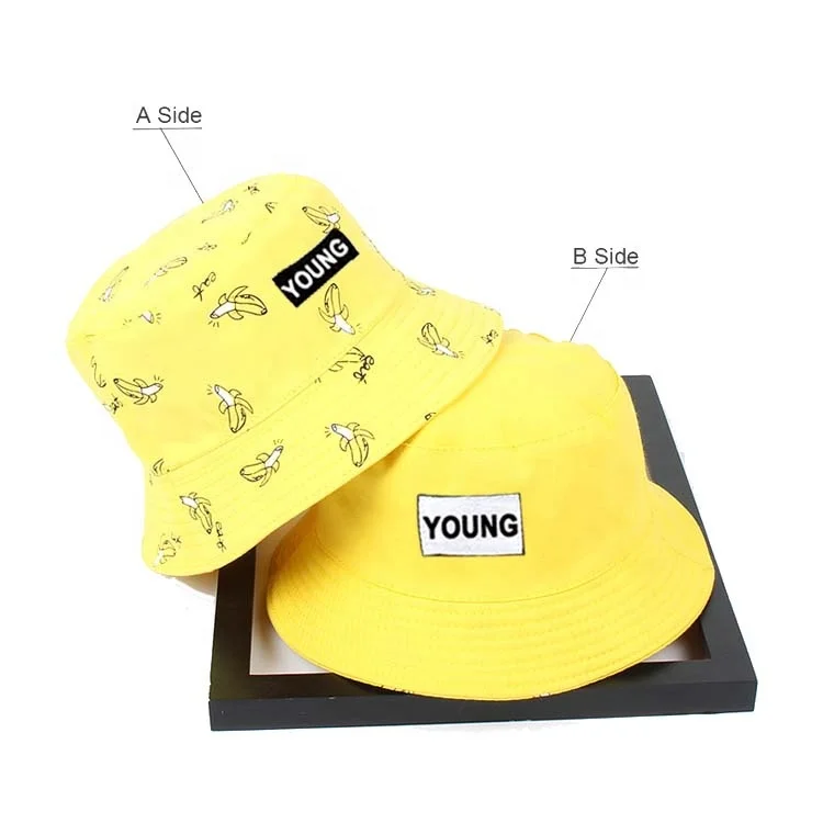 New Unisex Fashion Cap Women's Panama Hats Summer Cotton Bucket Hats Female Men Boy Beach AB Side Reversible Bucket Hat