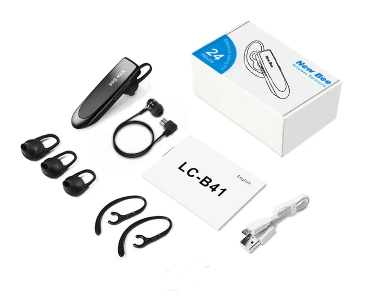 New Bee Lc-b41 Branded Mini Single Wireless Earphone Bluetooth Csr 5.0 ...