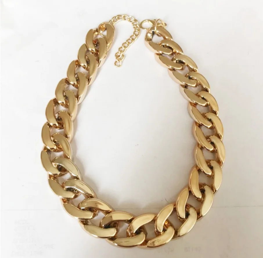 new style gold chain dog collar heavy duty stainless steel cuban