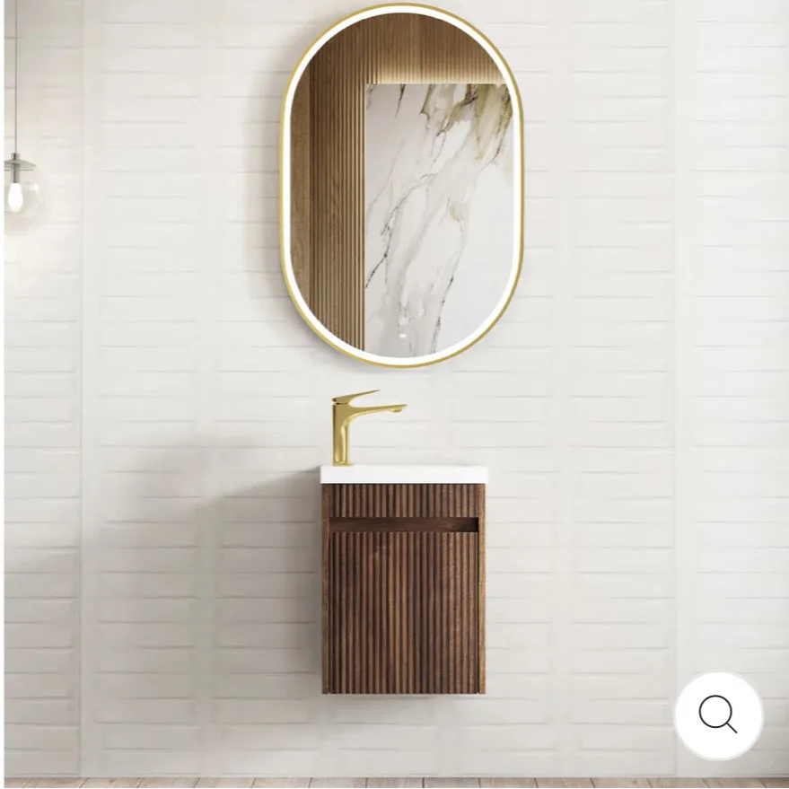 product luxury modern custom color tiny floating small bathroom vanity cabinet and sink set for the small bathroom-6