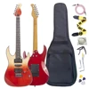 Set rosso con motivo tigre