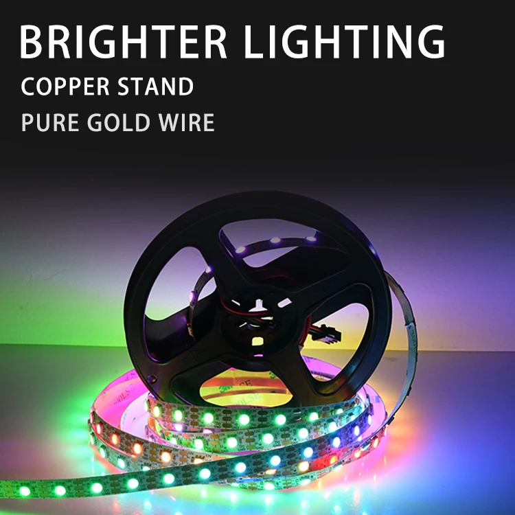 SK6812 Led Strip Dream Full Color Light 12v LC8816E Addressable RGBW Led Strip Digital 60led 60pixels Led Strip Light