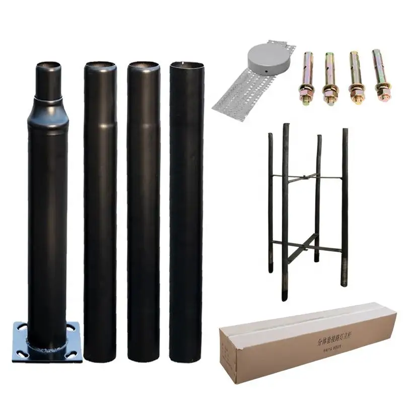 Световой столб, новейший парковочный фонарь, столб, оцинкованная сталь, Прямая поставка с завода, умный городской столб, уличный Сплит-Тип