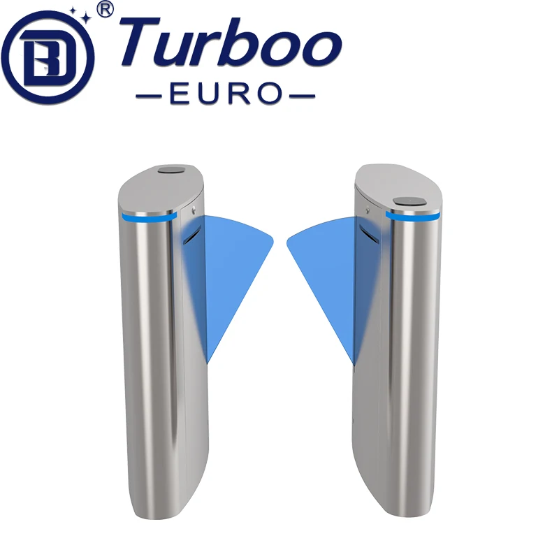 Flap Barrier Gate Servo Motor Safe Flap Barrier High Speed Flap Turnstile