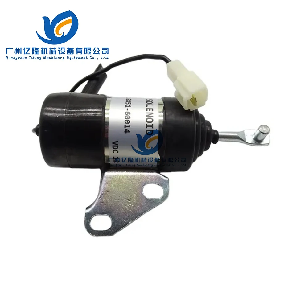 16851-60014 High Quality Flameout Solenoid Valve D902 D722 RTV900 Excavator Flameout Switch 16851-60015