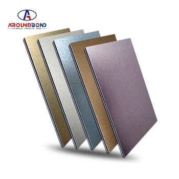 alucobond ACM Facade Plastic Plate for cladding wall fireproof mirror for advertising board aluminum composite panel hot sale