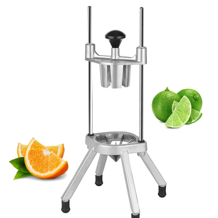 Manufacturer commercial manual lemon lime vegetable fruit wedge slicer  machine